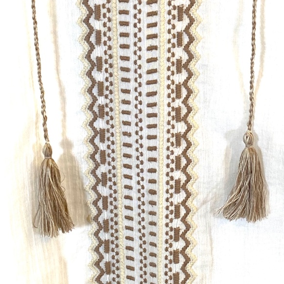 Karen Kane Boho Gorpcore Granola Earthy Women’s Small Peasant Top - Picture 8 of 14